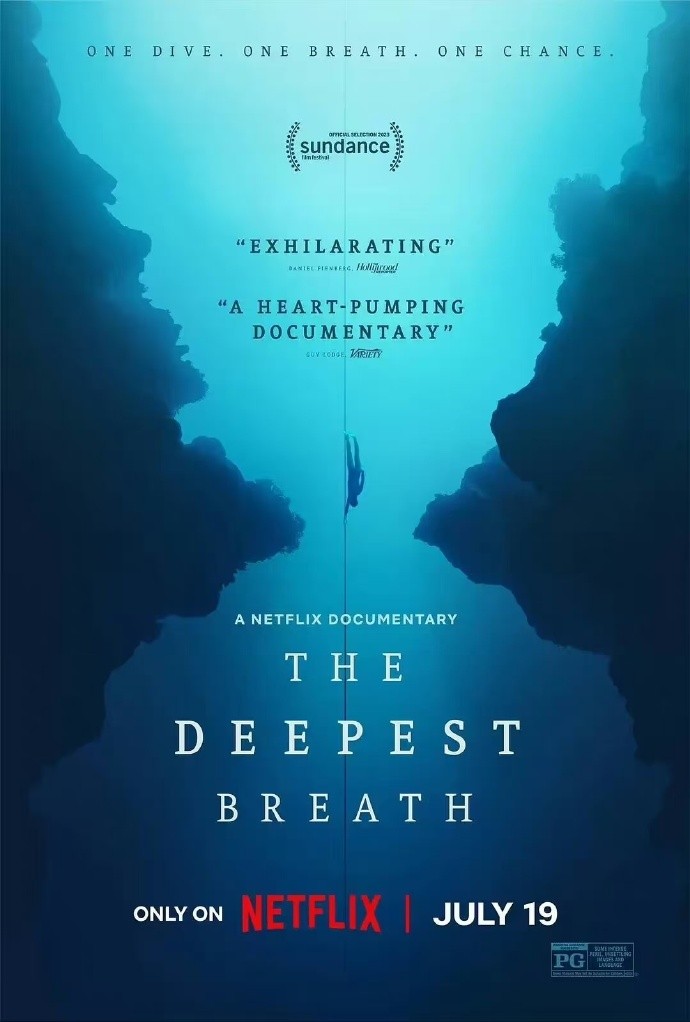 NETFLIX纪录片《最深的呼吸》发布正式海报，7.19播出
